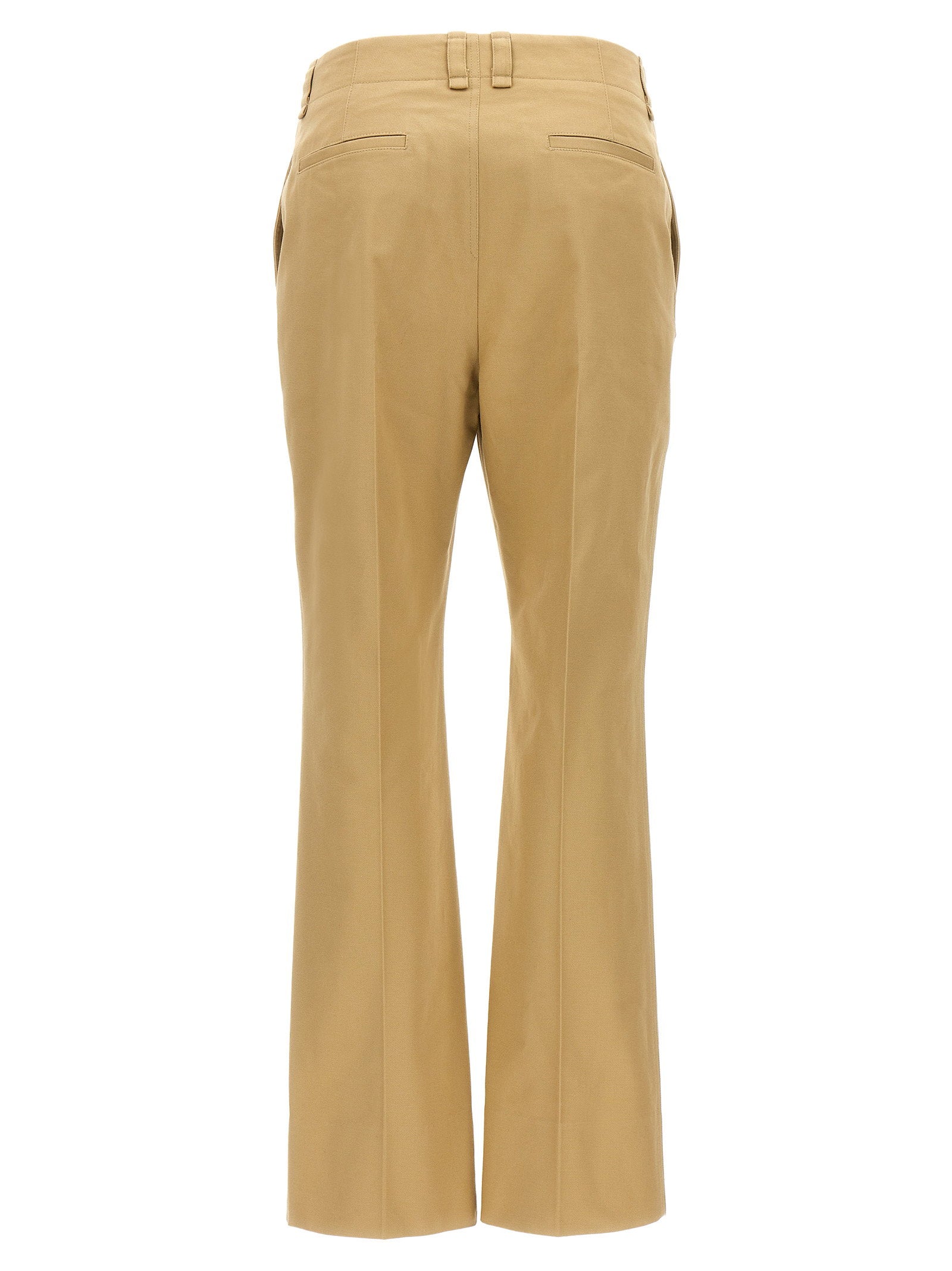 Saint Laurent Drill Pants Beige