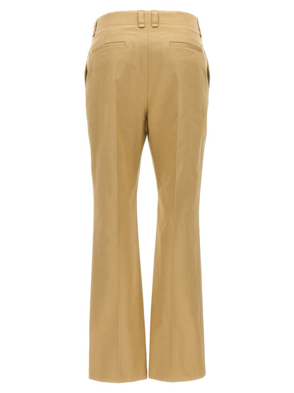 Saint Laurent Drill Pants Beige