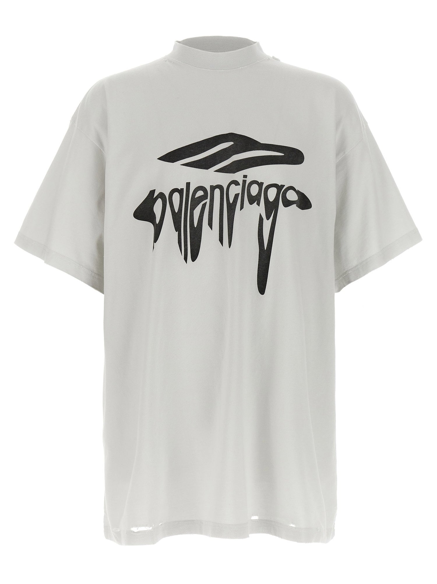 Balenciaga 3b Liquefied T-shirt White
