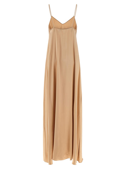 Ferragamo Viscose Dress Beige