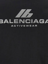 Balenciaga Logo Print Hoodie Black