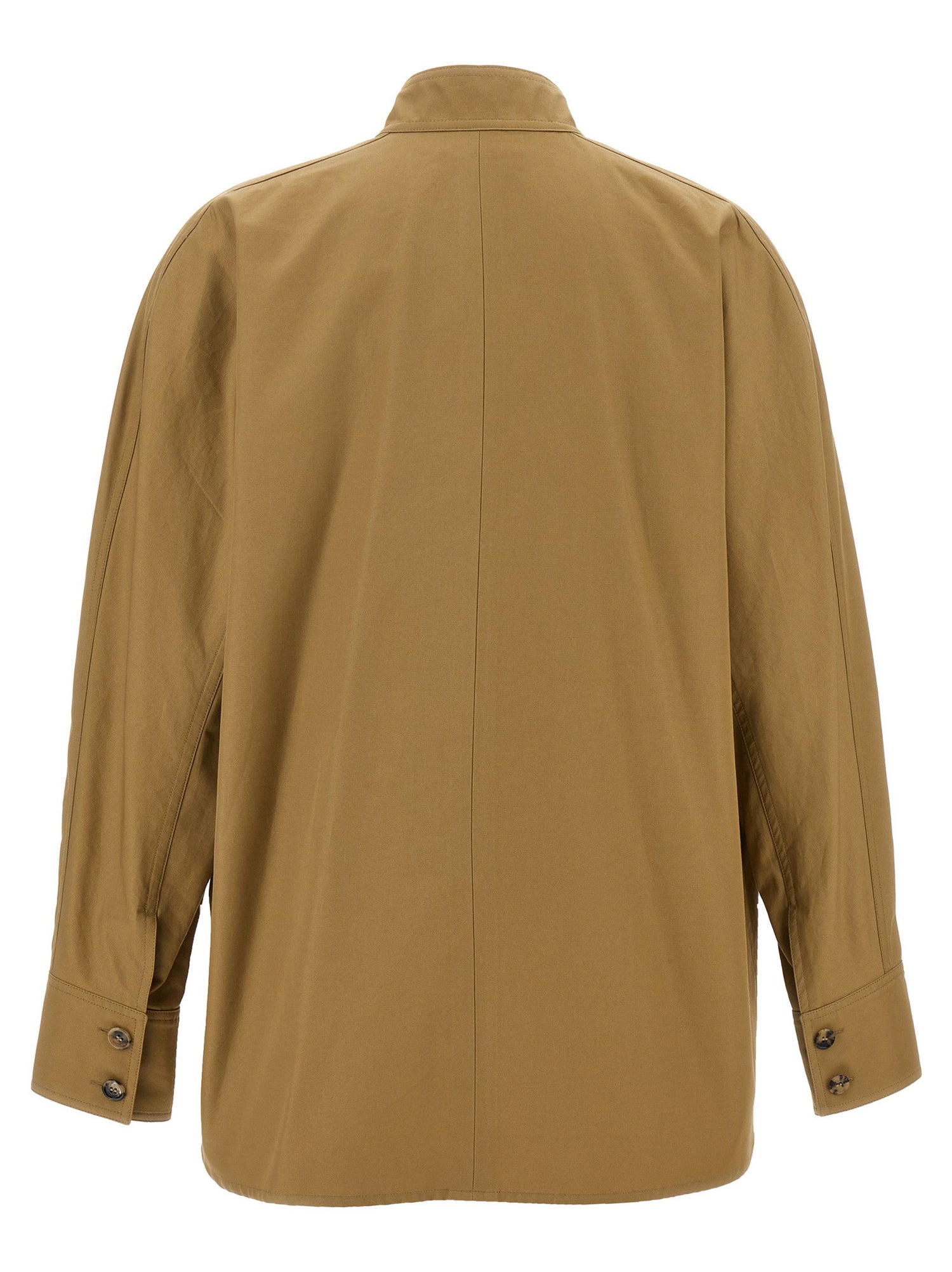 Saint Laurent Saharienne Shirt Beige