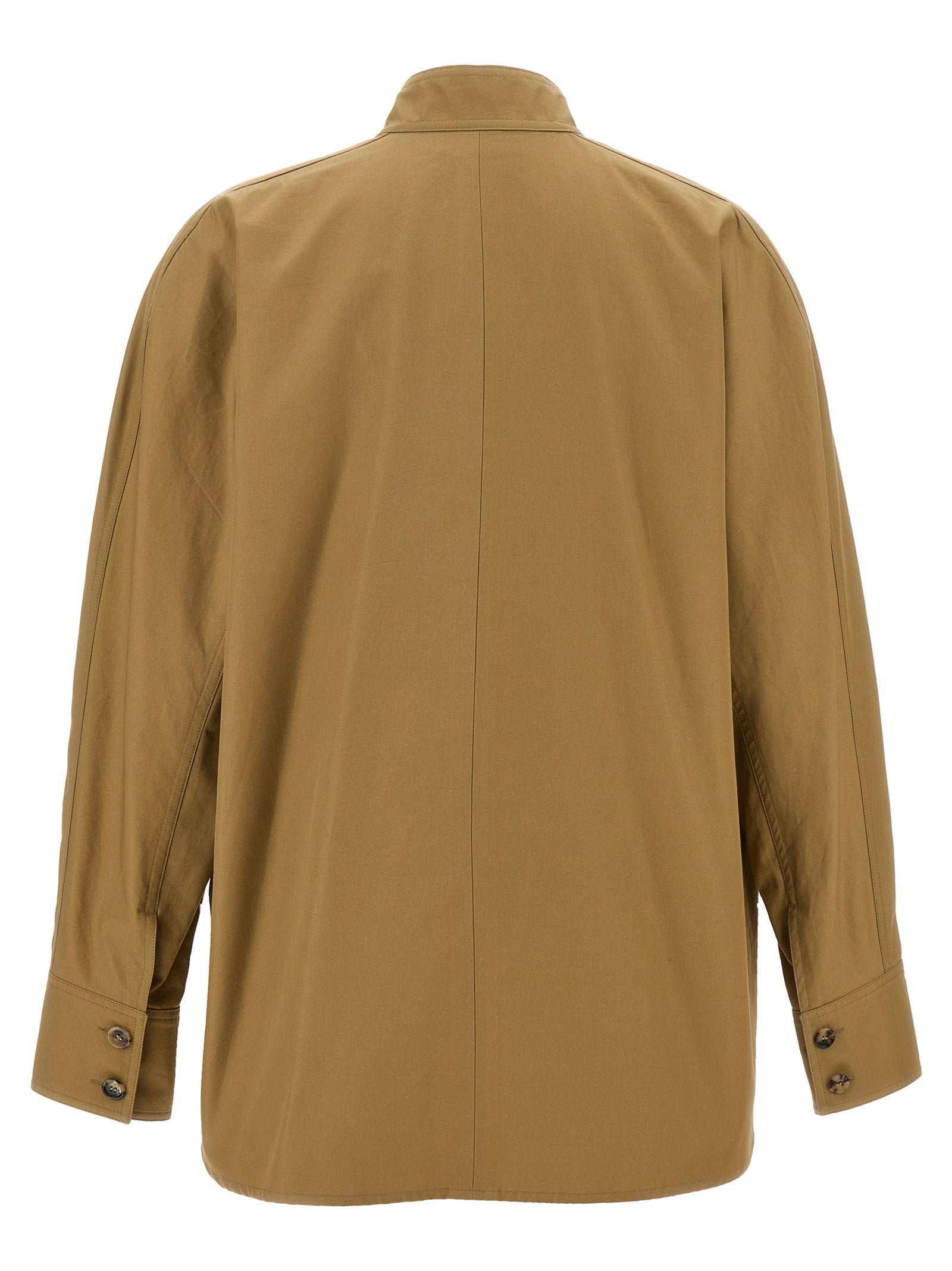 Saint Laurent Saharienne Shirt Beige