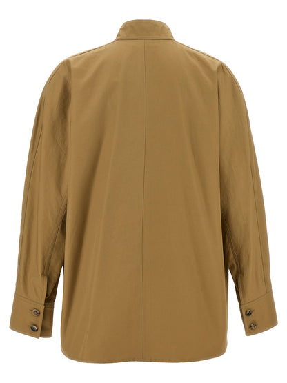 Saint Laurent Saharienne Shirt Beige