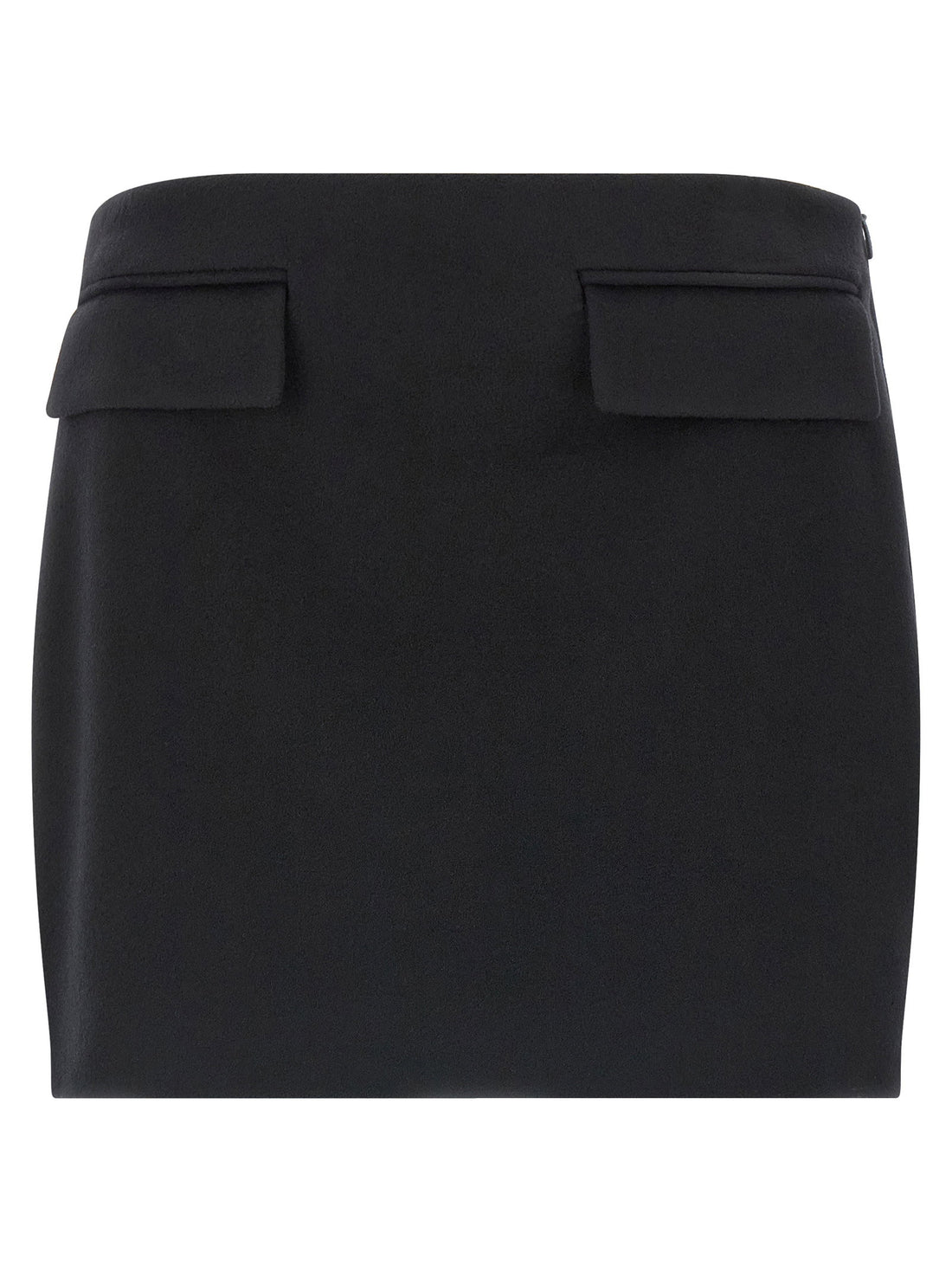 Ferragamo Cashmere Wool Skirt Black
