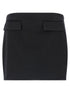 Ferragamo Cashmere Wool Skirt Black