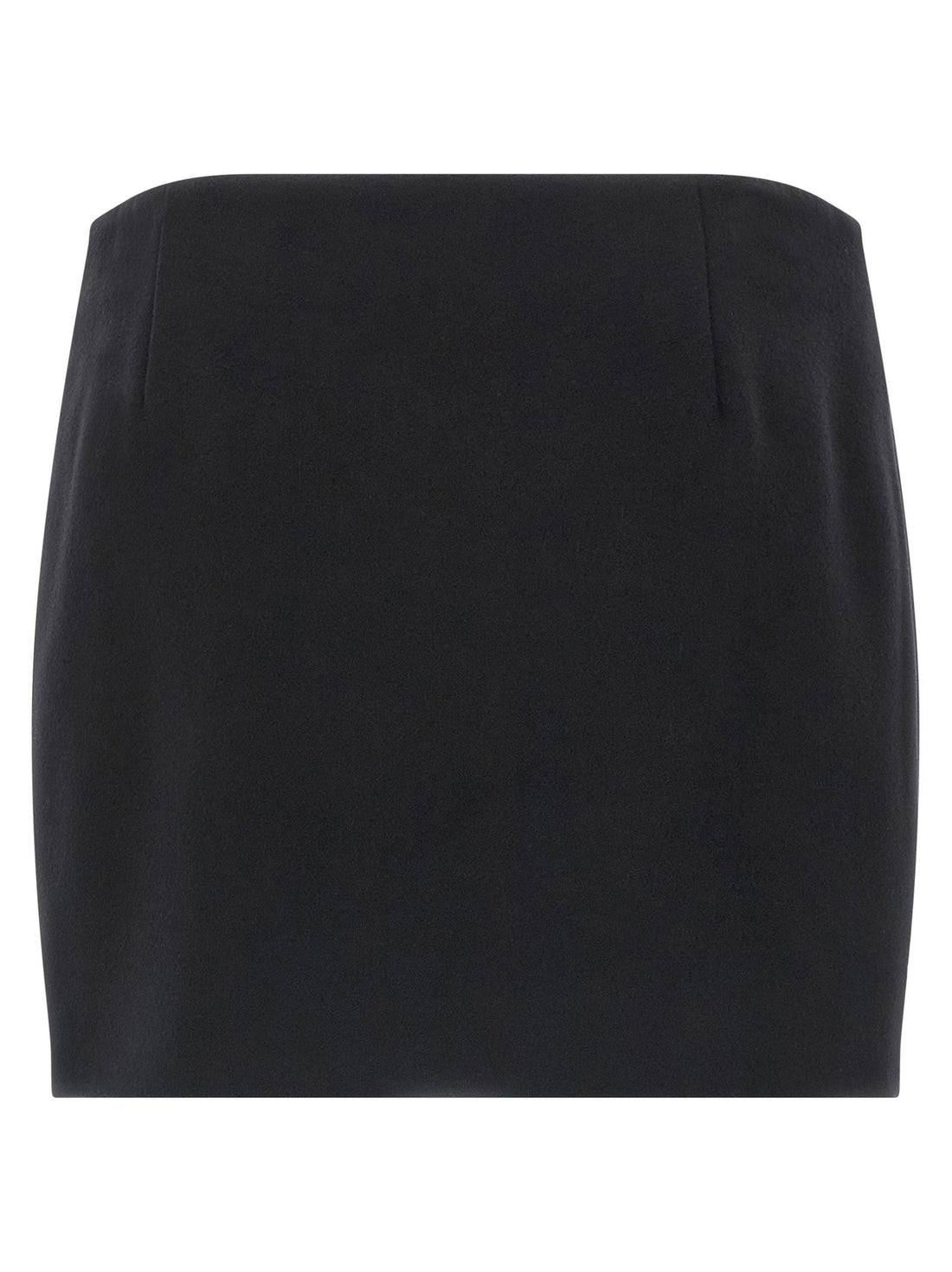 Ferragamo Cashmere Wool Skirt Black