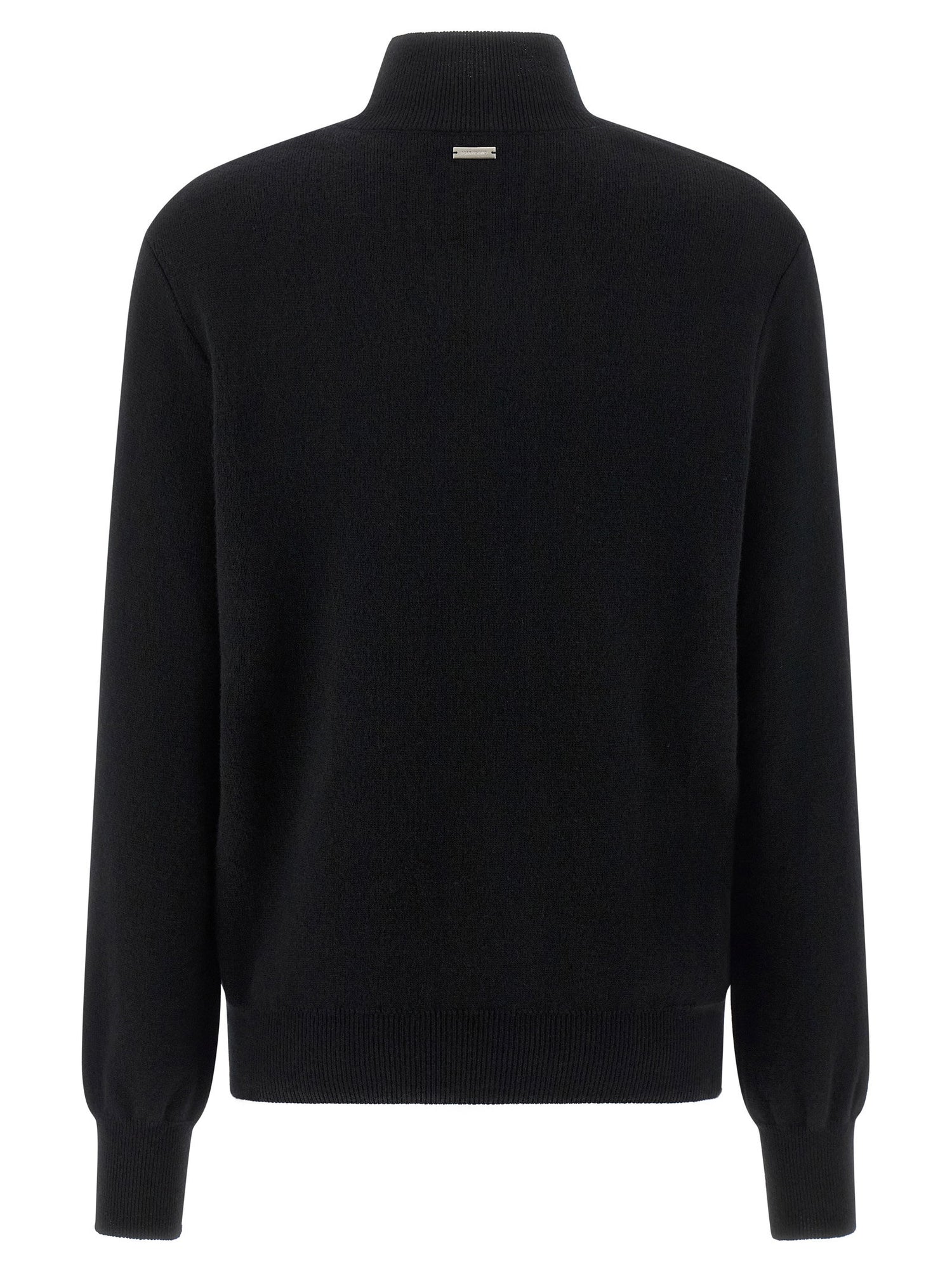 Ferragamo Floral Insert Sweater Black
