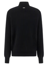 Ferragamo Floral Insert Sweater Black