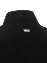 Ferragamo Floral Insert Sweater Black