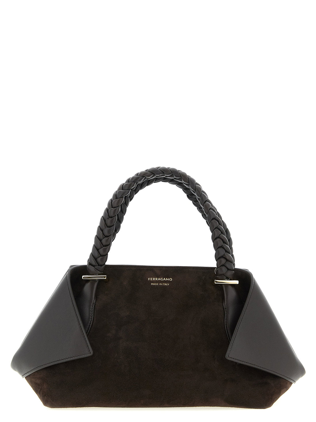 Ferragamo Scarf Th S Handbag Brown
