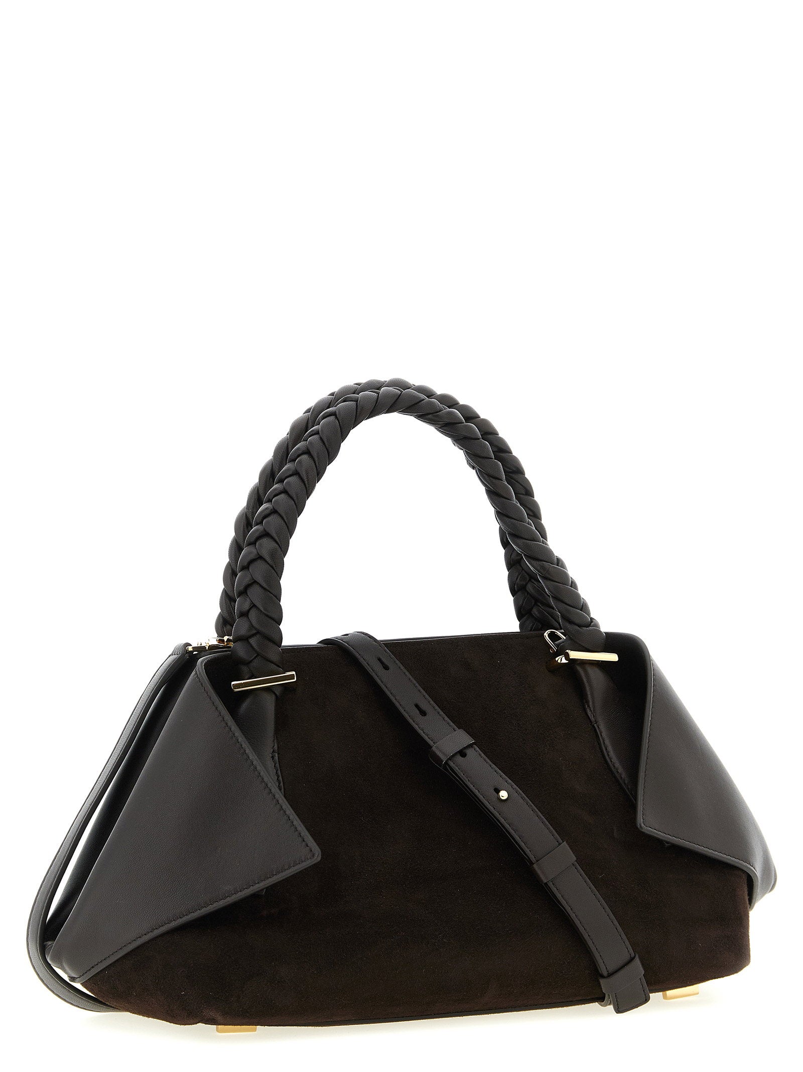 Ferragamo Scarf Th S Handbag Brown