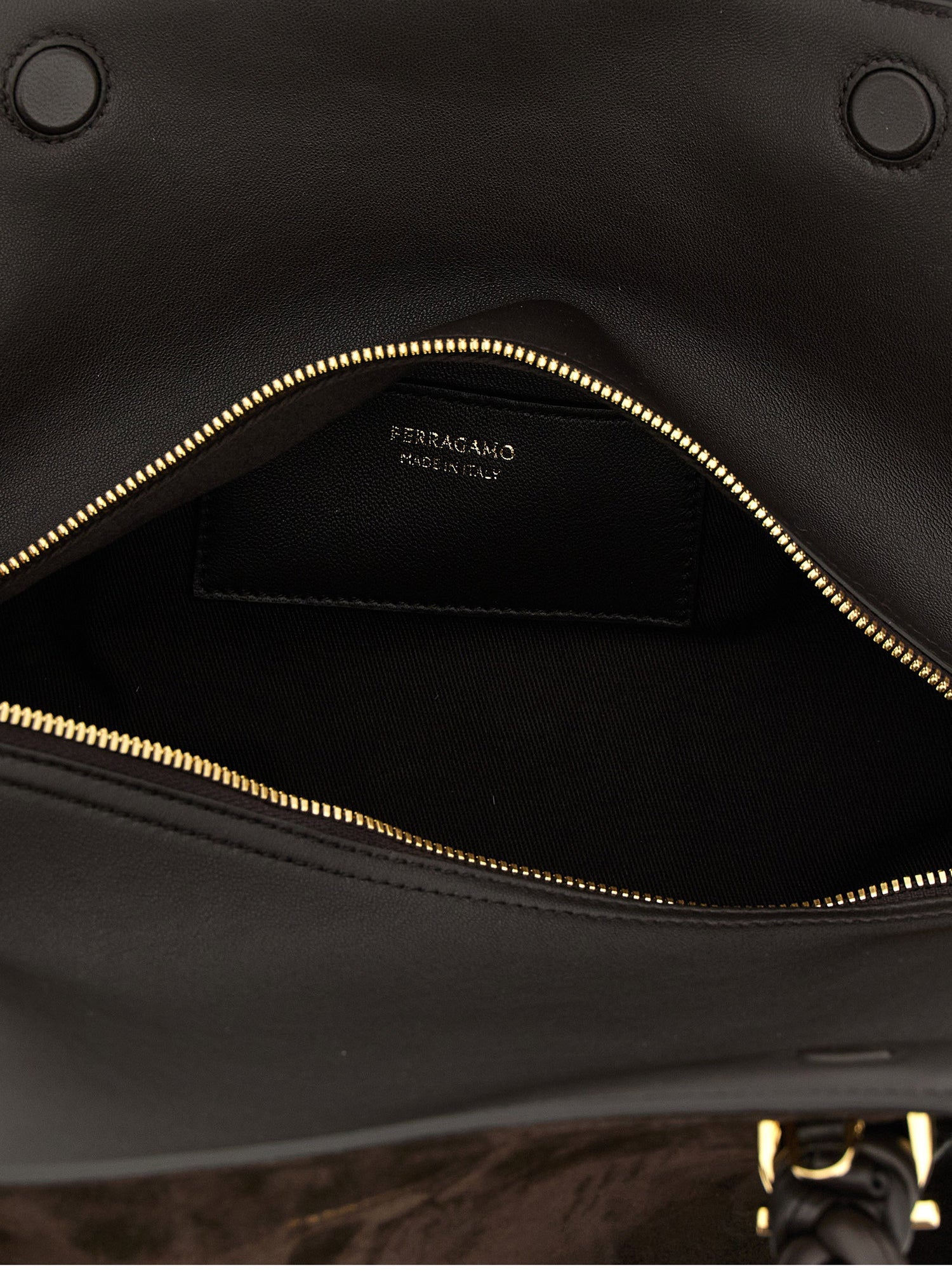 Ferragamo Scarf Th S Handbag Brown