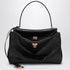 Balenciaga Cocco-Print Black Calfskin Medium Rodeo Bag Black