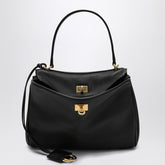 Balenciaga Smooth Black Calfskin Small Rodeo Bag Black