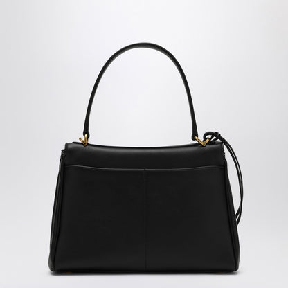 Balenciaga Smooth Black Calfskin Small Rodeo Bag Black