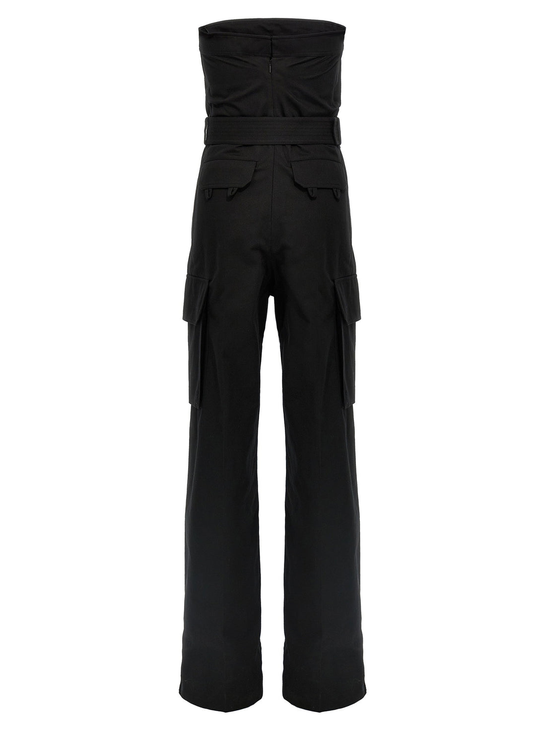 Saint Laurent Cassandre Bustier Jumpsuit Black