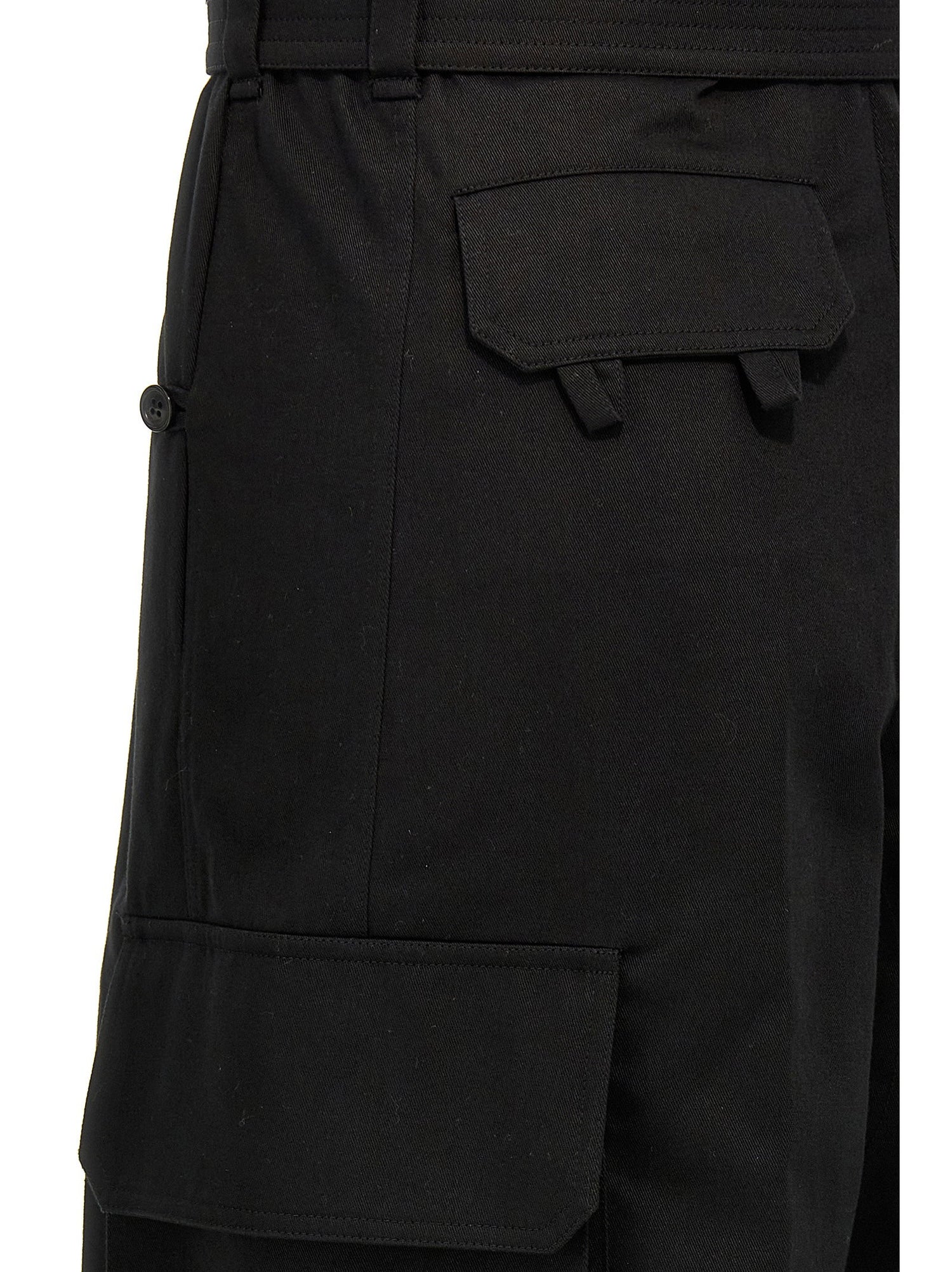 Saint Laurent Cassandre Bustier Jumpsuit Black