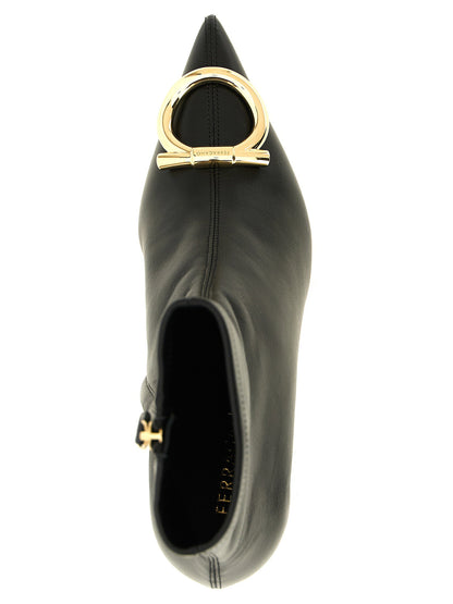 Ferragamo Mariu Ankle Boots Black  