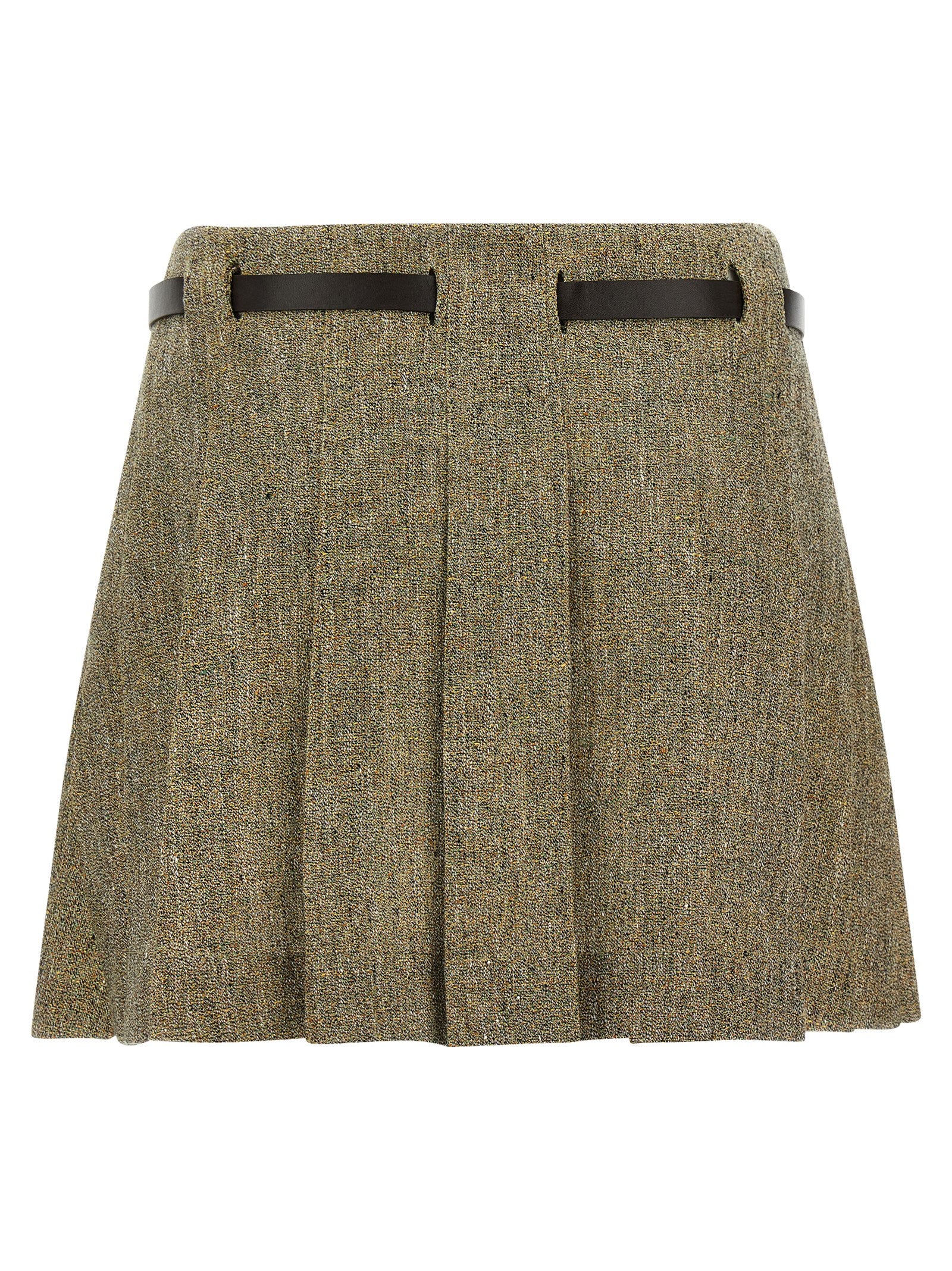 Ferragamo Gancini Belt Skirt Multicolor