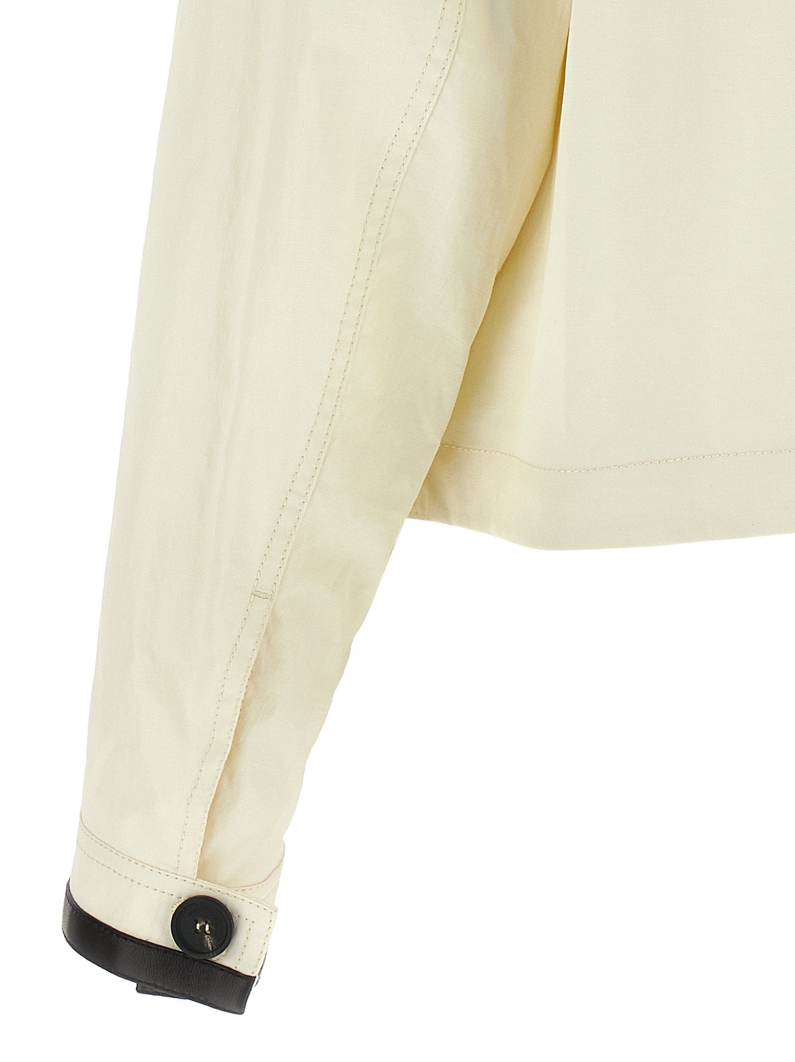 Ferragamo Tech Linen Jacket White