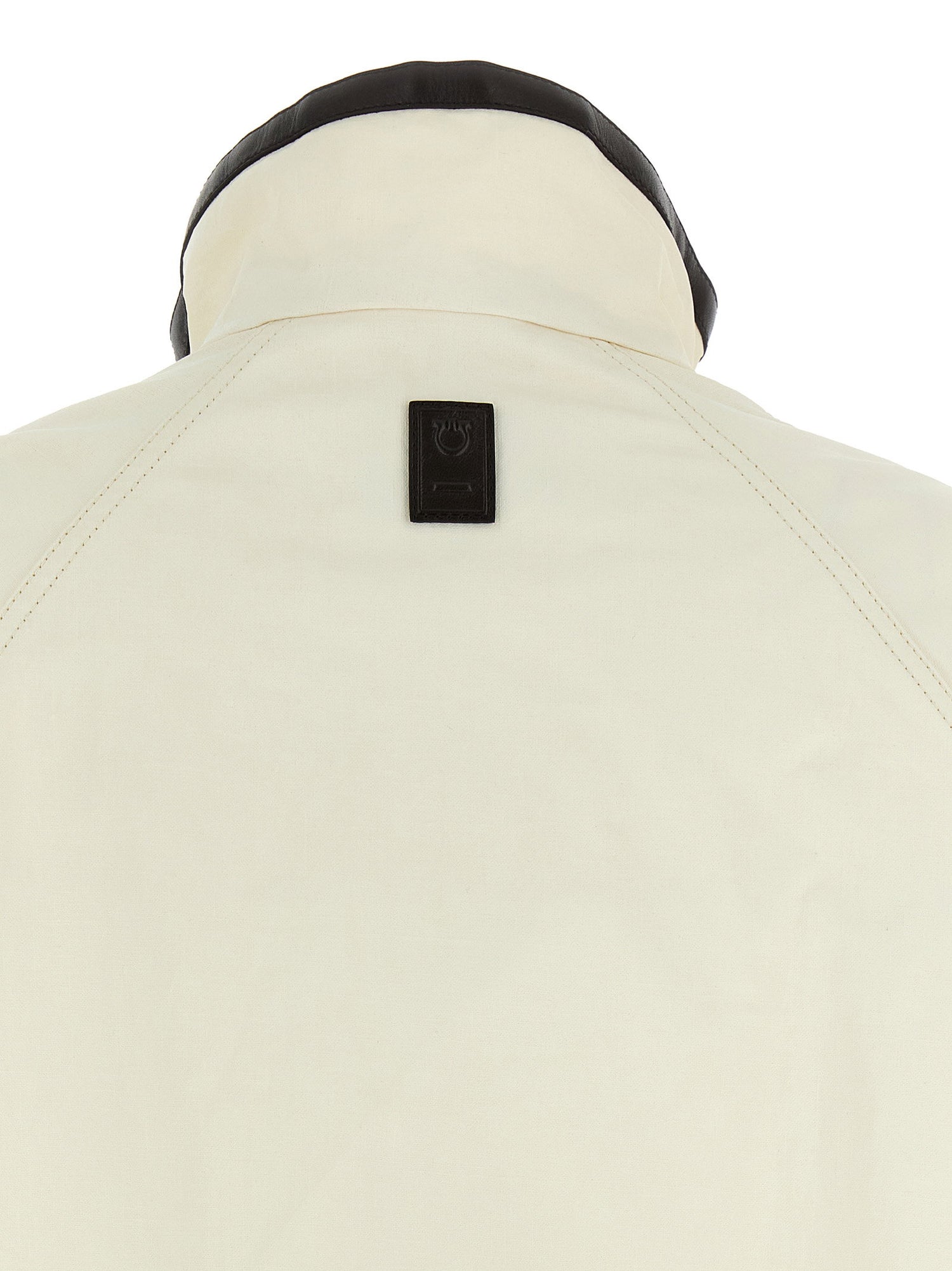 Ferragamo Tech Linen Jacket White