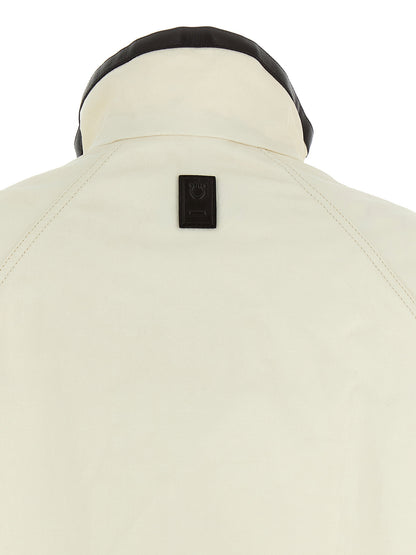 Ferragamo Tech Linen Jacket White