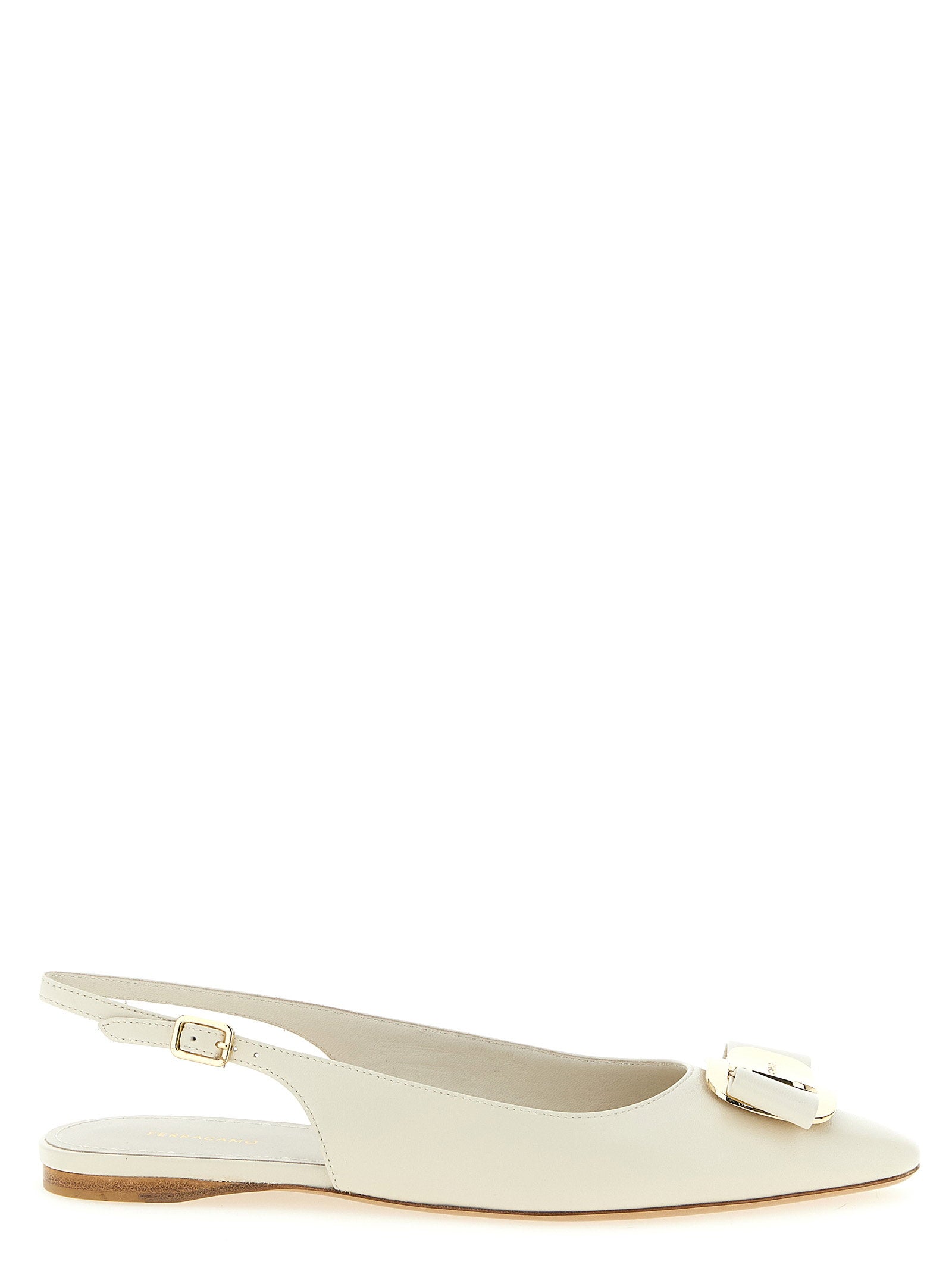 Ferragamo Zelmy Slingback Beige