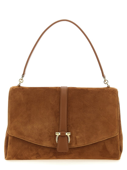 Ferragamo Th L Shoulder Bag Brown