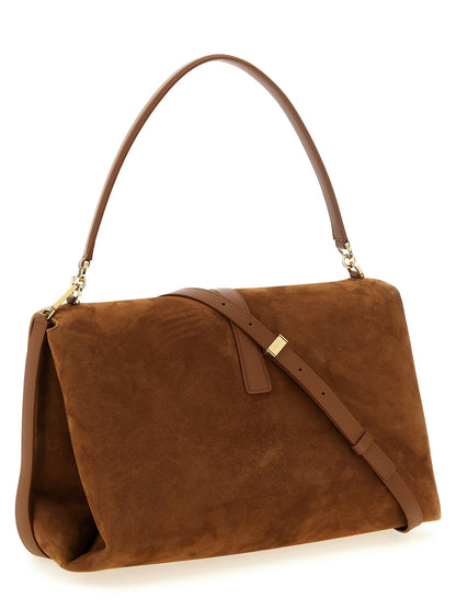 Ferragamo Th L Shoulder Bag Brown
