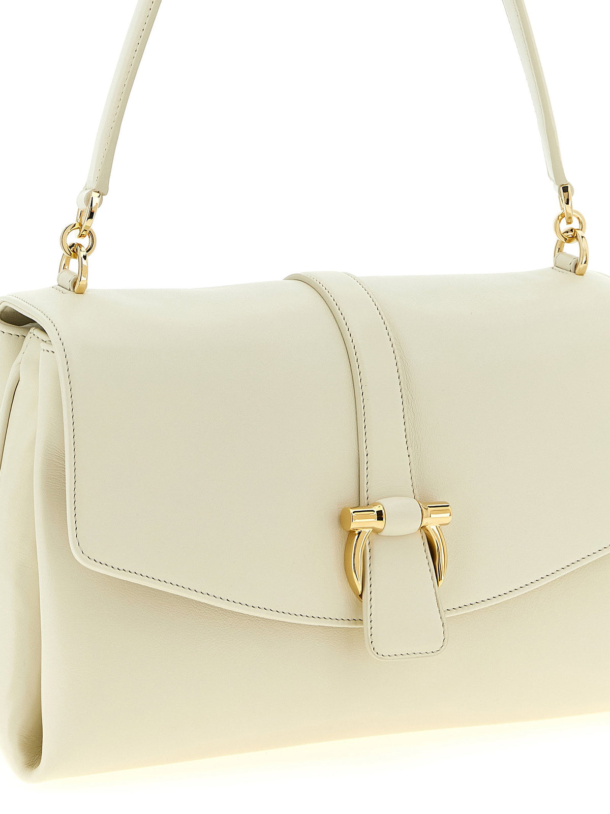 Ferragamo Th (m) Shoulder Bag White