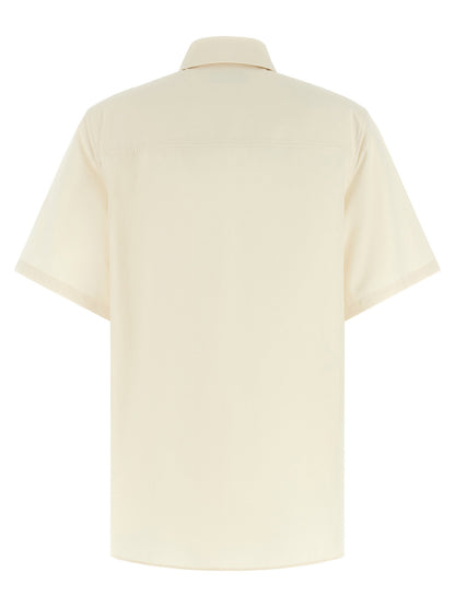 Ferragamo Gancini Shirt Beige