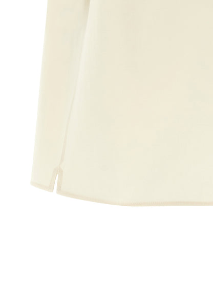 Ferragamo Gancini Shirt Beige
