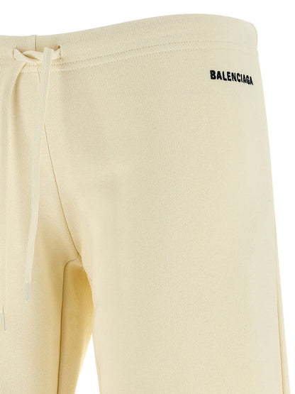 Balenciaga Back Joggers White