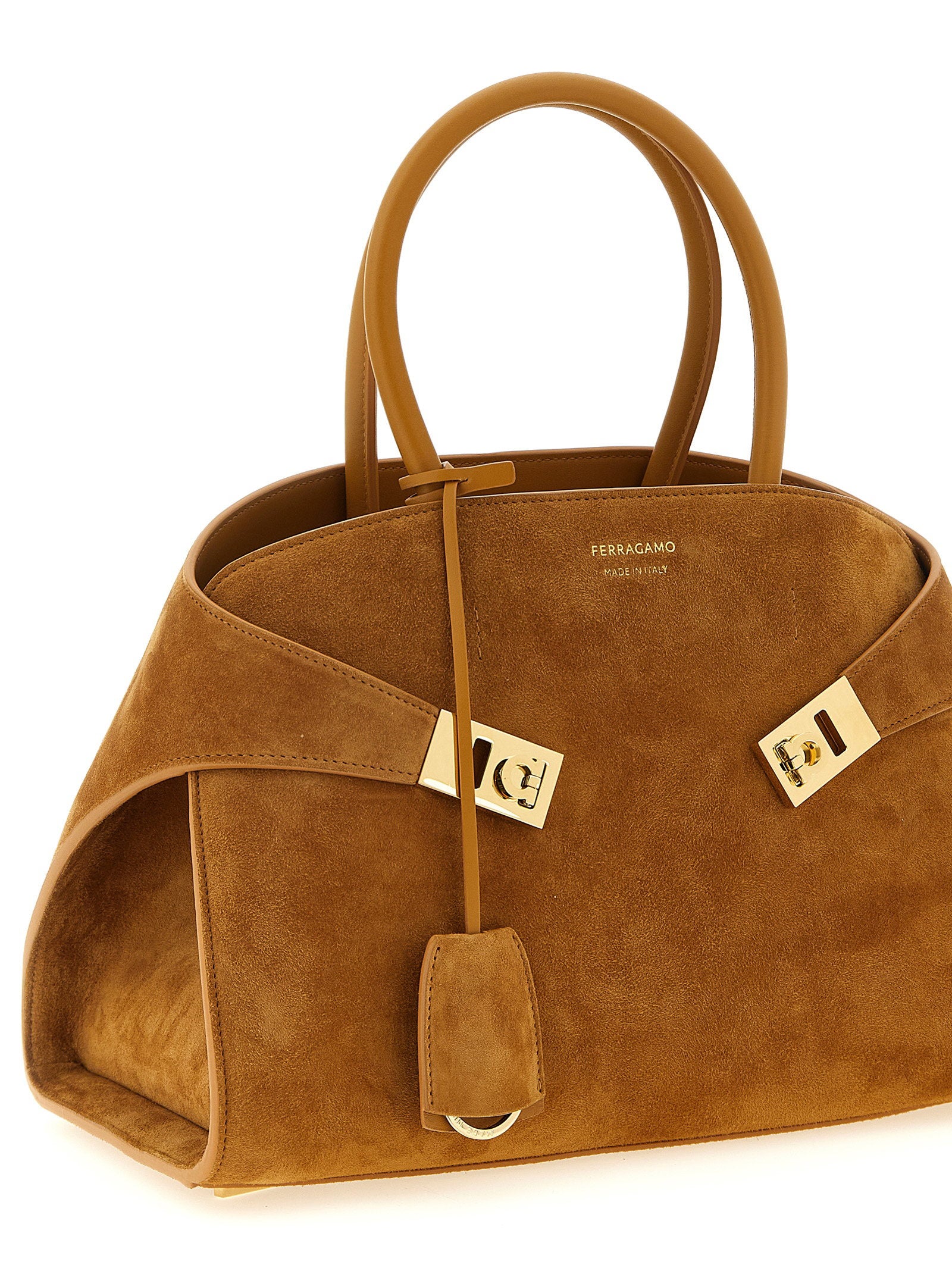 Ferragamo Hug Th S Handbag Beige