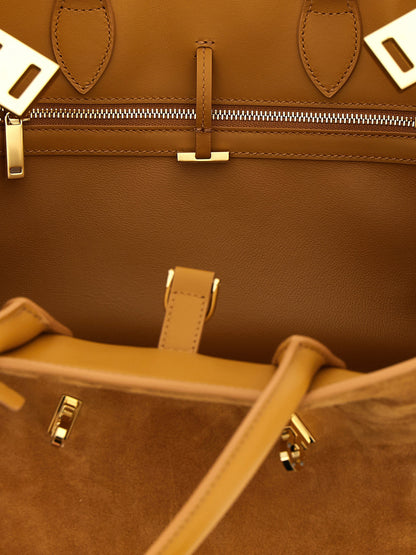Ferragamo Hug Th S Handbag Beige