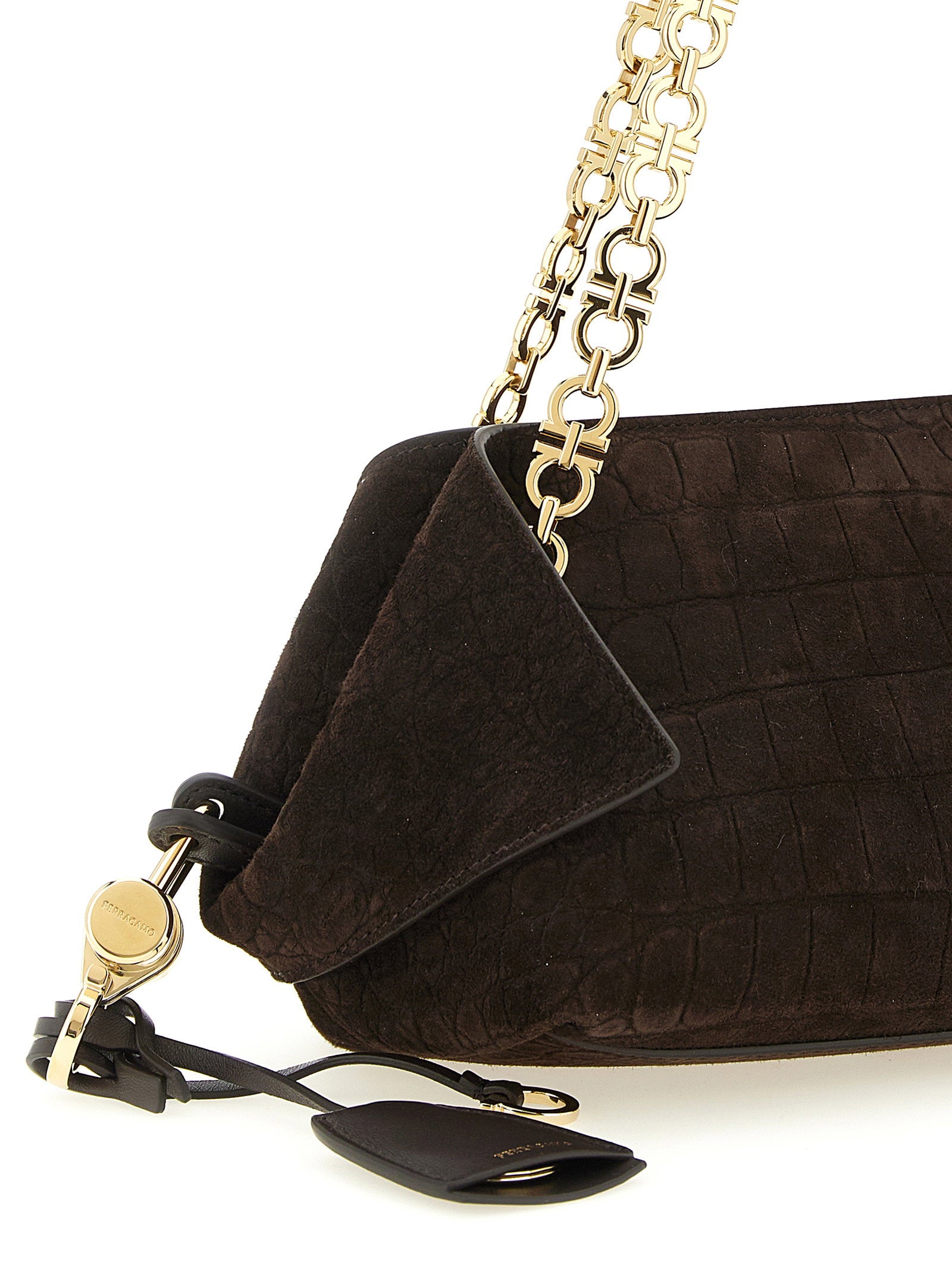 Ferragamo (s) Shoulder Bag Brown