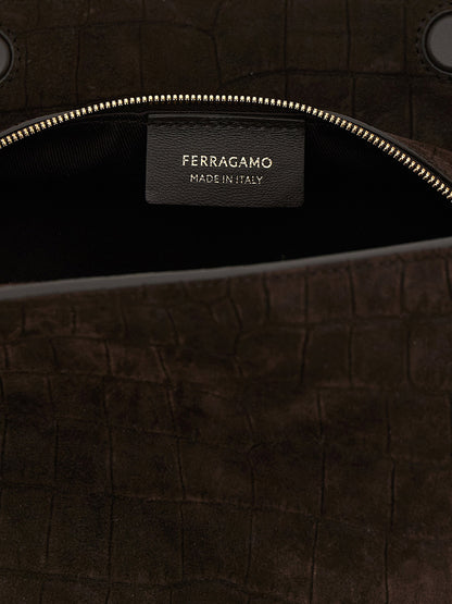 Ferragamo (s) Shoulder Bag Brown