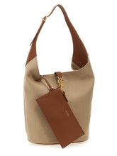 Saint Laurent Le 5 à 7 Hobo Shoulder Bag Beige