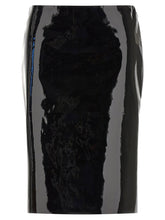 Ferragamo Patent Skirt Black  