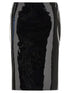 Ferragamo Patent Skirt Black  