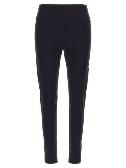 Balenciaga Reflective Logo Leggings Black