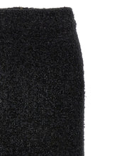 Balenciaga Tweed Midi Skirt Black