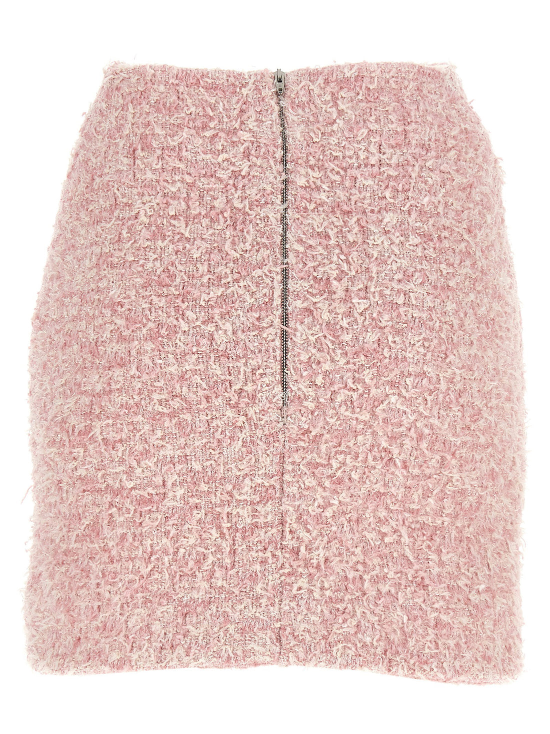 Balenciaga Tweed Skirt Pink