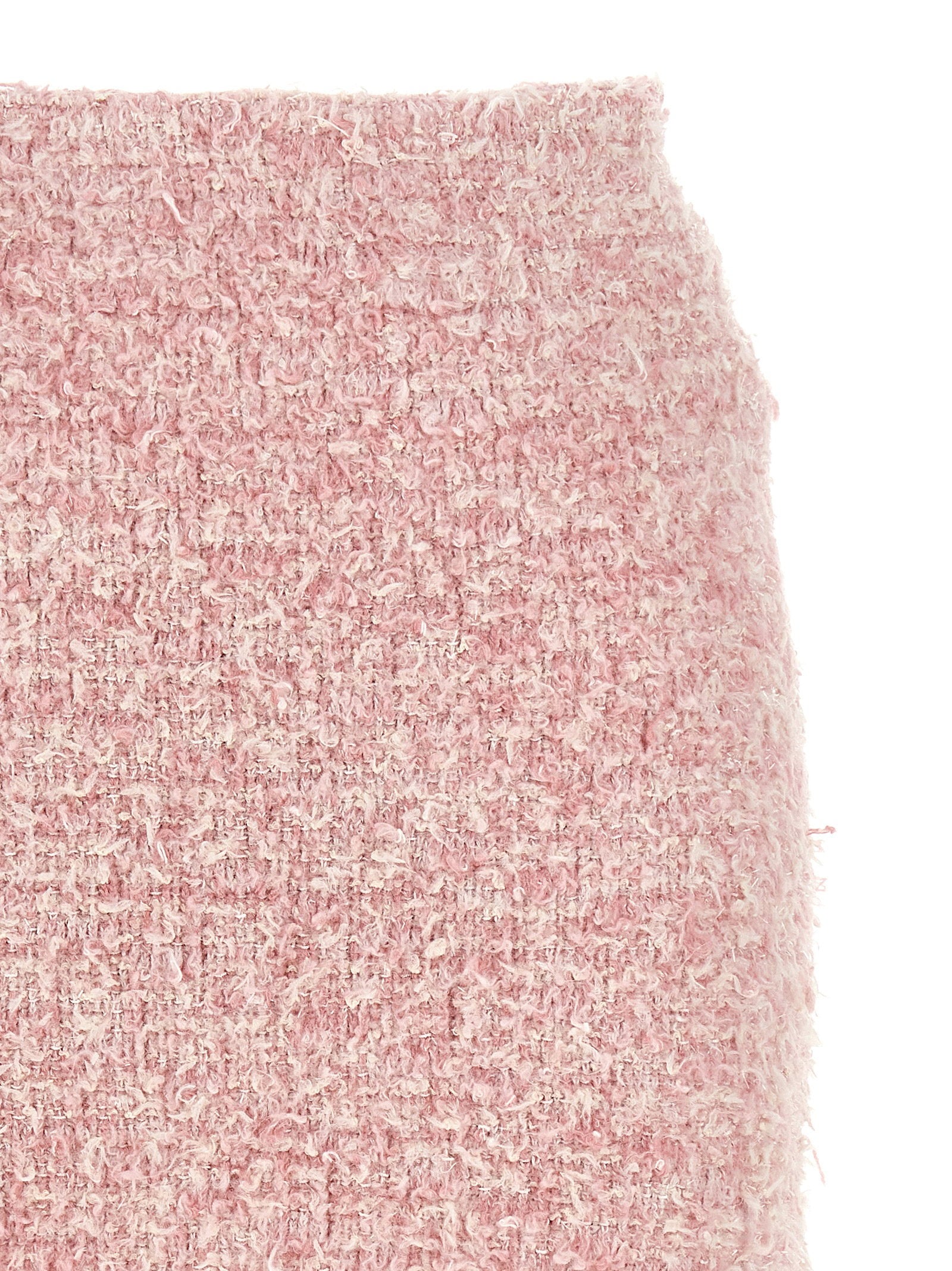 Balenciaga Tweed Skirt Pink