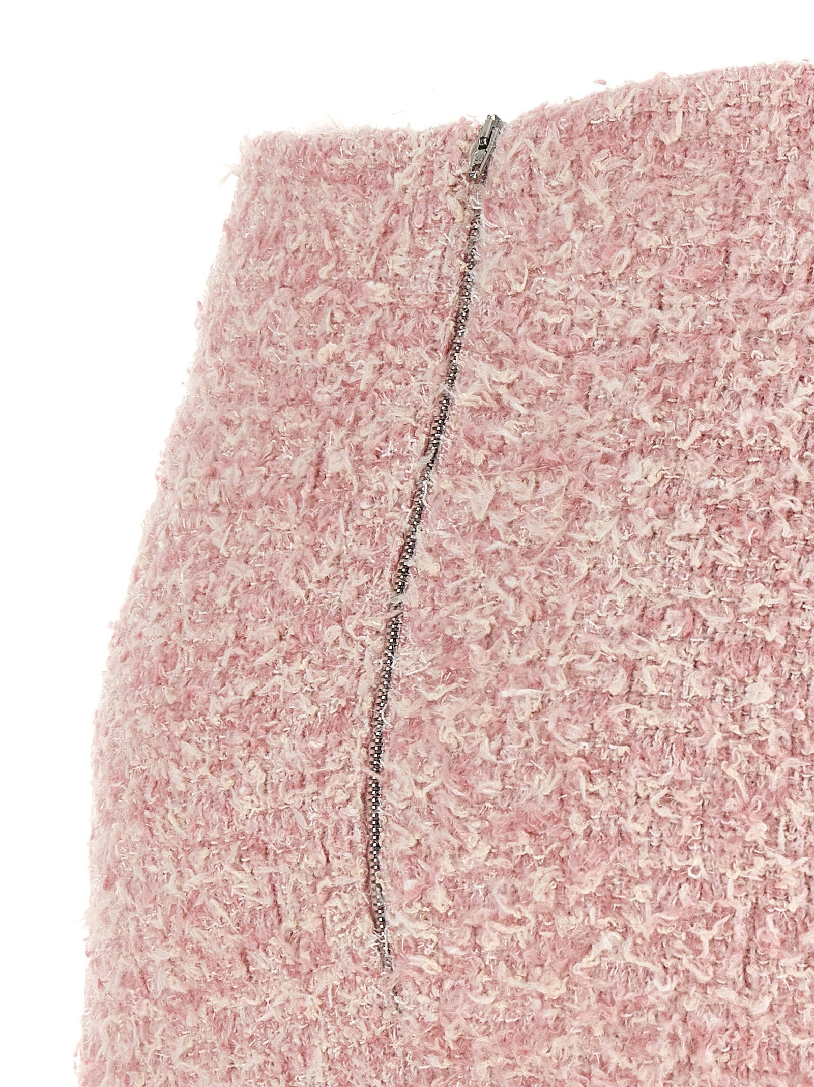 Balenciaga Tweed Skirt Pink