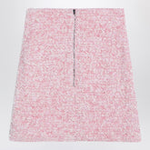 Balenciaga Pink Tweed Cotton-Blend Mini Skirt Pink