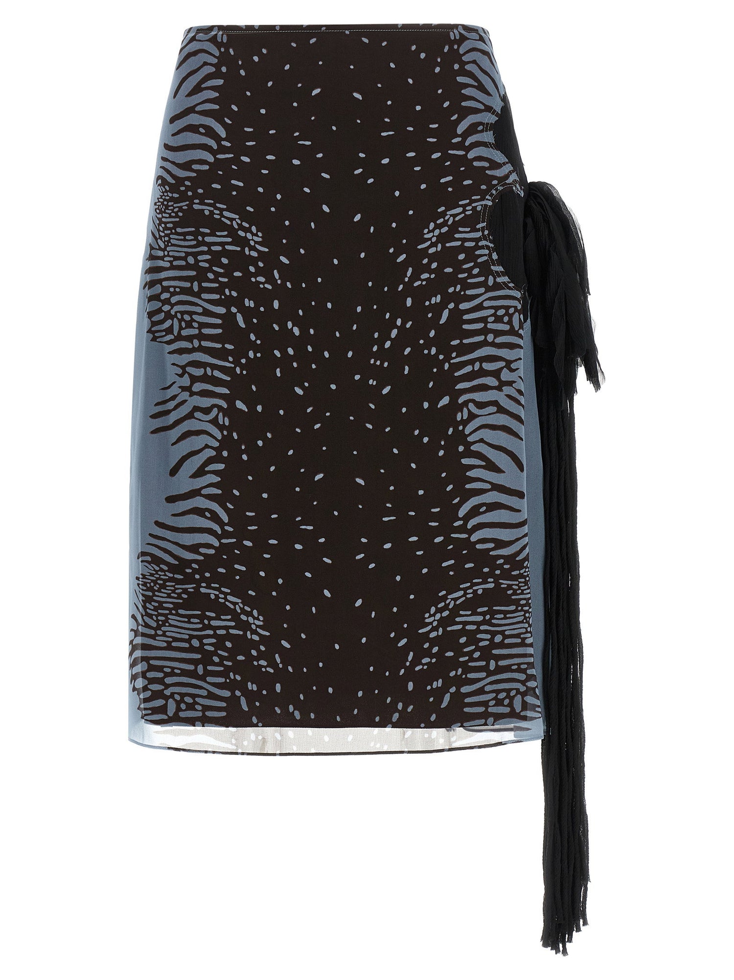 Ferragamo Georgette Skirt Multicolor