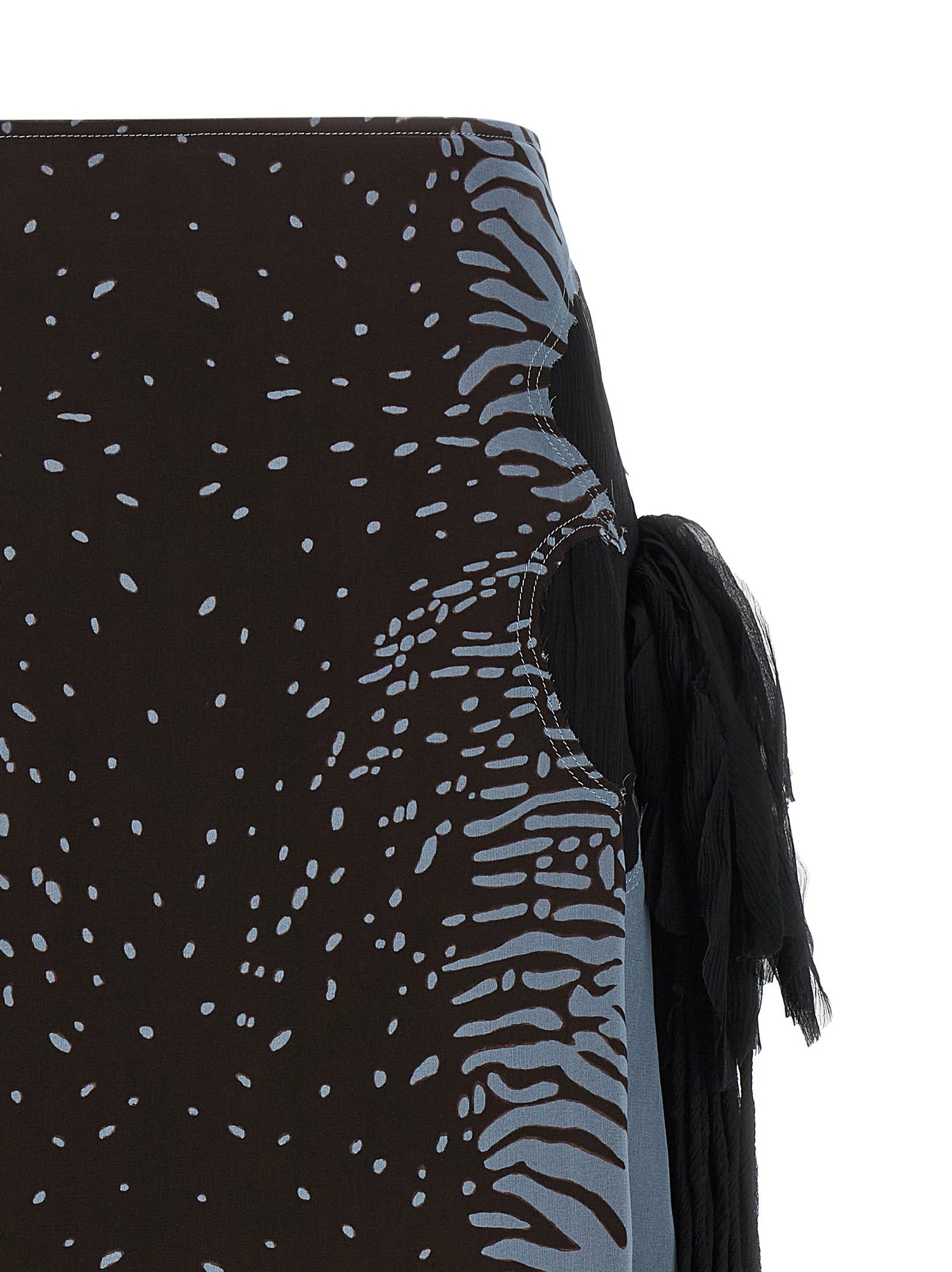 Ferragamo Georgette Skirt Multicolor