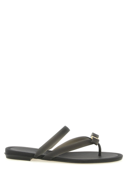 Ferragamo Jealsa Sandals Black  